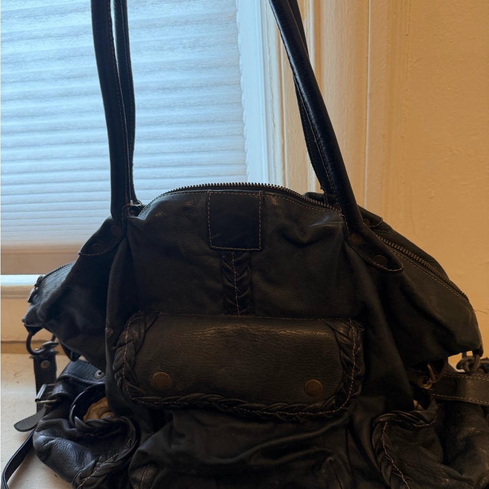 Not Rational Black Leather Bag - Picture 7 of 7